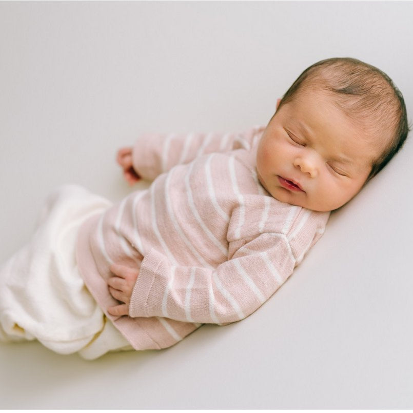 Micu Micu Newbornset met Strepen voor Baby's in Zachte Kleuren