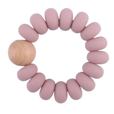 Bijtring Snufie – Een zachte, natuurlijk rubberen bijtring in een schattig ontwerp, speciaal ontwikkeld om gevoelig tandvlees te verzachten en doorkomende tandjes te kalmeren. Veilig, niet-giftig en perfect voor kleine babyhandjes.