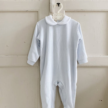 Comfortabele Bobbi Balloon Babyonesie met Knopen en Schattig Kraagje in Crème