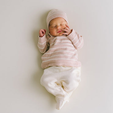 Micu Micu Newbornset met Strepen voor Baby's in Zachte Kleuren